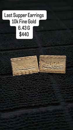 Last Supper earrings