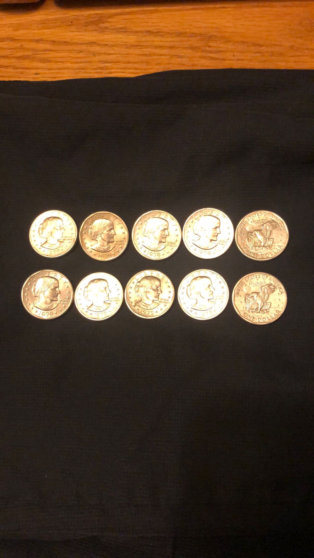 Susan B Anthony Dollar Coins