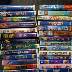 Classic Disney Vhs Tapes
