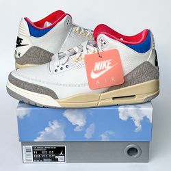 NEW Air Jordan 3 Retro Seoul 2.0 size 11 IB1482-100 White Blue Red