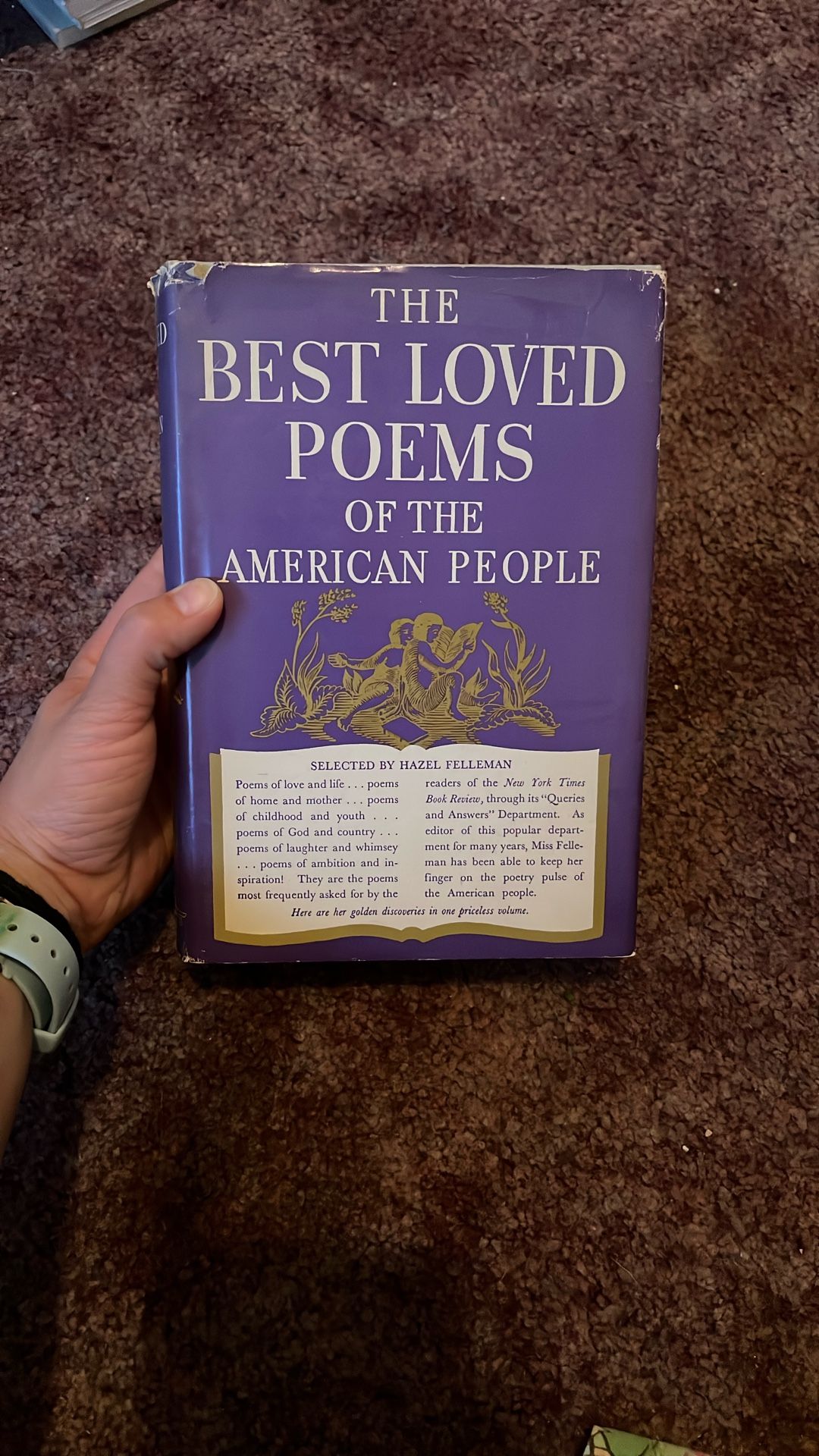“Best Loved Poems Of The American People” Selected By Hazel Felleman