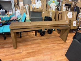 Matthes Console Table, Worn Oak by Four Hands