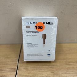 AKG BEIGE REFERENCE CARDIOID LAVALIER MICROPHONE 