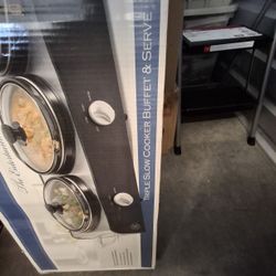 NEW BELLA BUFFET  3 - 2.5 QUART CERAMIC POTS 