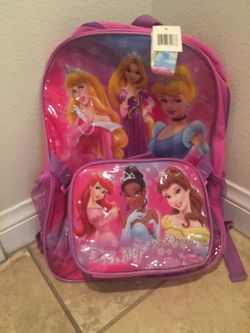 Princess back pack NEW with TAGS