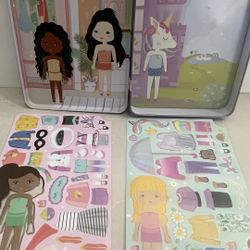 story magic dress up dolls playset