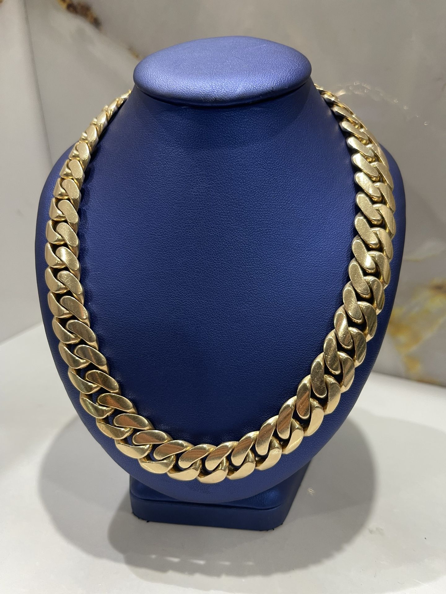 14k Solid Cuban Chain