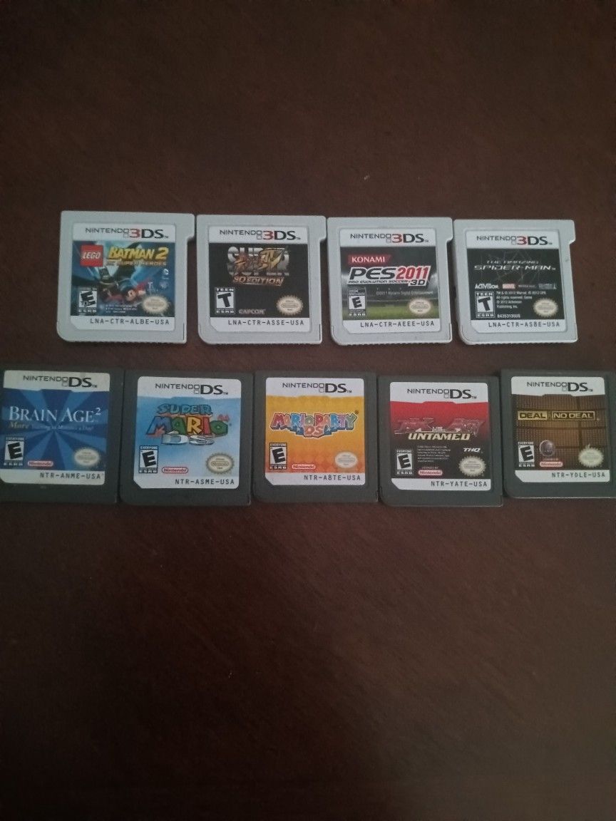 Nintendo 3Ds And DS Games