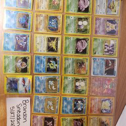 Vintage Pokemon Cards MP,HP and Damaged 