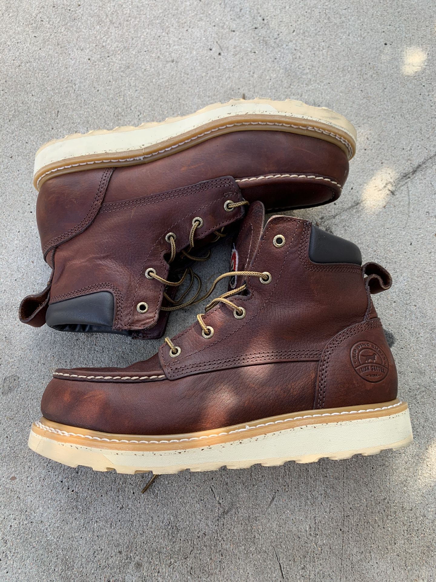 Red Wing Size 10 Men’s 6-Inch Leather Safety Toe Boot for Sale in Santa ...
