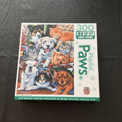 Playful Paws 300 Piece Puzzle