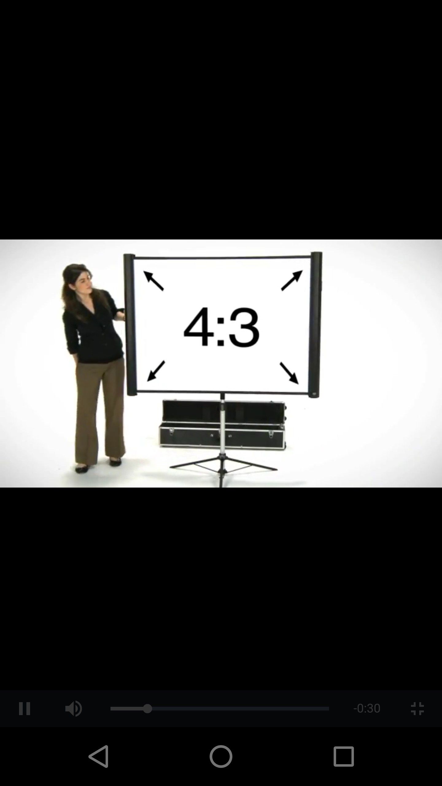 Projection screen Epson Accolade Duet