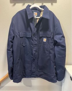 Carhartt FR Navy Work Jacket like new