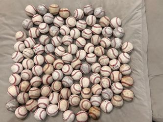 ⚾ 120 Wilson A1010 Leather Baseballs (2 buckets of balls)⚾