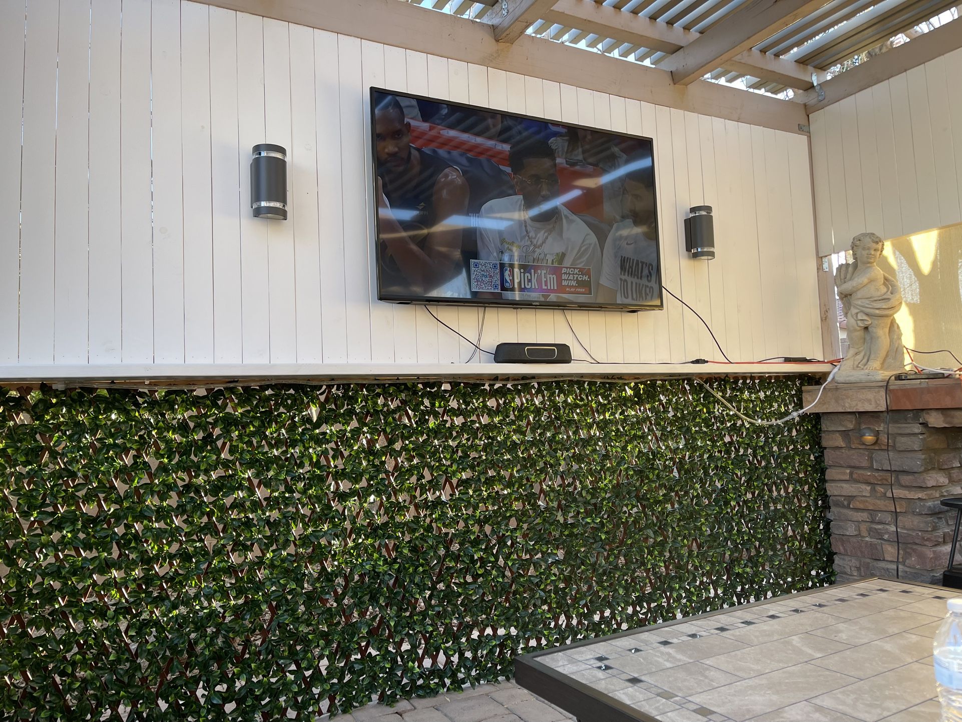 Artificial Ficus Leaf Expandable Lattice