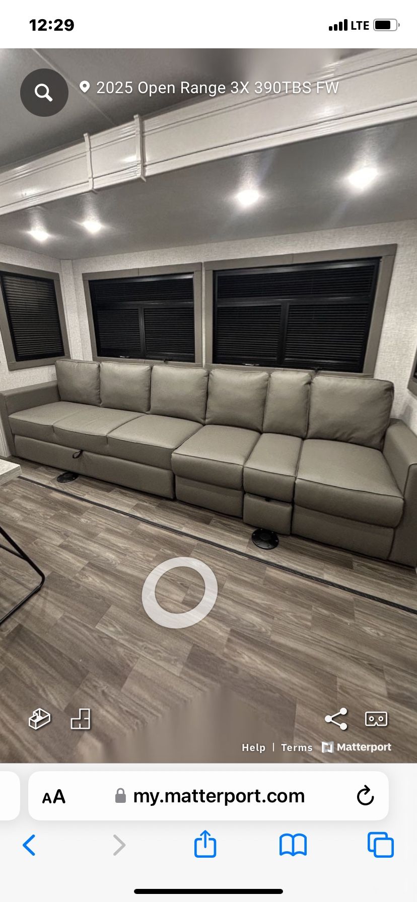 11’ Mega Sofa-Queen Sleeper/Dual Recliner Combo