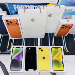 IPHONE 14 YELLOW MIDNIGHT 128gb UNLOCKED BRAND NEW 