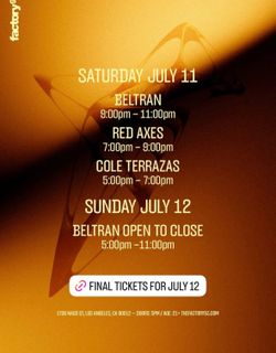 Beltran Saturday ticket