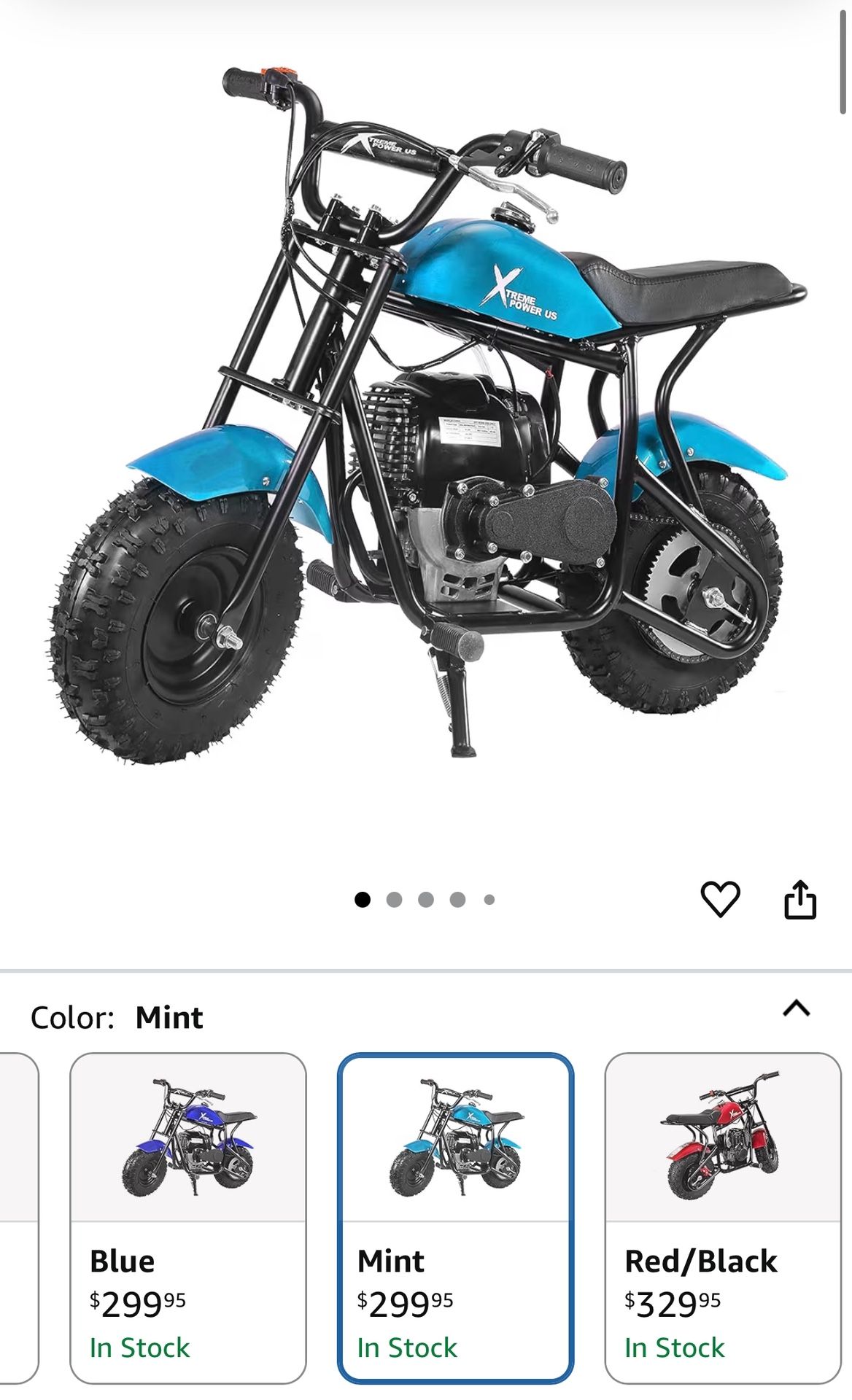 Motorcycle mini Trail Dirt Bike  By XtremePowerUS