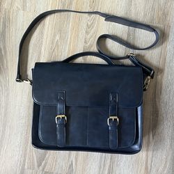 ECOSUSI Vegan 'Leather' Messenger Bag
