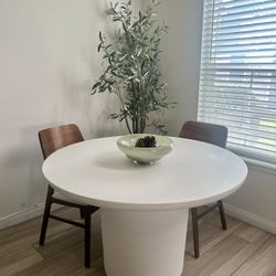 Concrete White Dining table