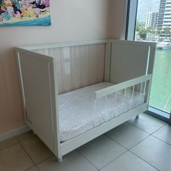 Acrylic Crib Pottery Barn, With Toddler Bed Conversion