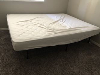 Queen Mattress And Foldable Frame