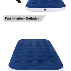 Brand new Queen size air mattress with foot pump.