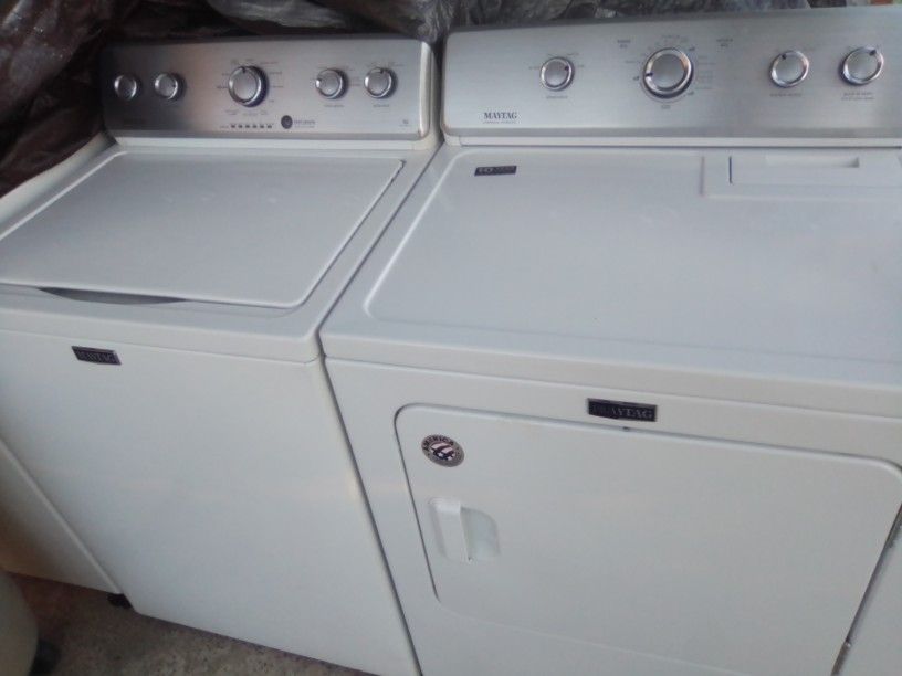 Nearly New Maytag Commercial Technology Washer Dryer Electric 220v Set