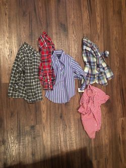 BOYS SIZE 4 RALPH LAUREN AND FRENCH CONNECTION SHIRTS
