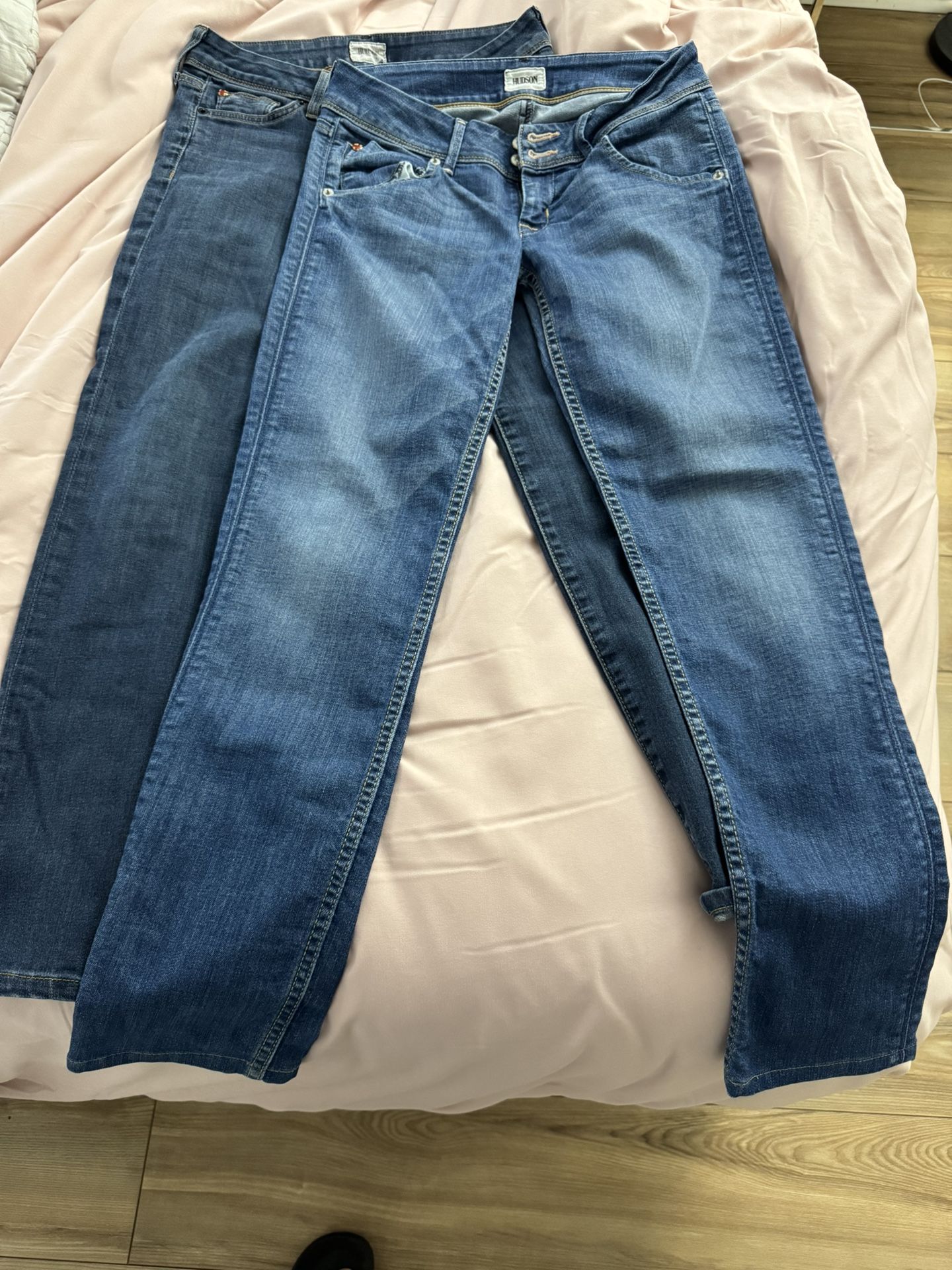 Hudson Low Waist Straight Leg Jeans Size 26