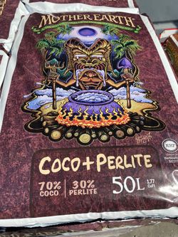 MOTHER EARTH ORGANIC SOIL / perlite / coco perlite mix