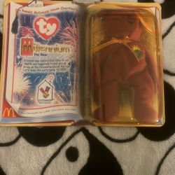 McDonalds Ty Millennium Bear 2000