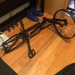 Kink  Bmx Frame With “Super Bigs” Handle Bars And 1 Front Rim