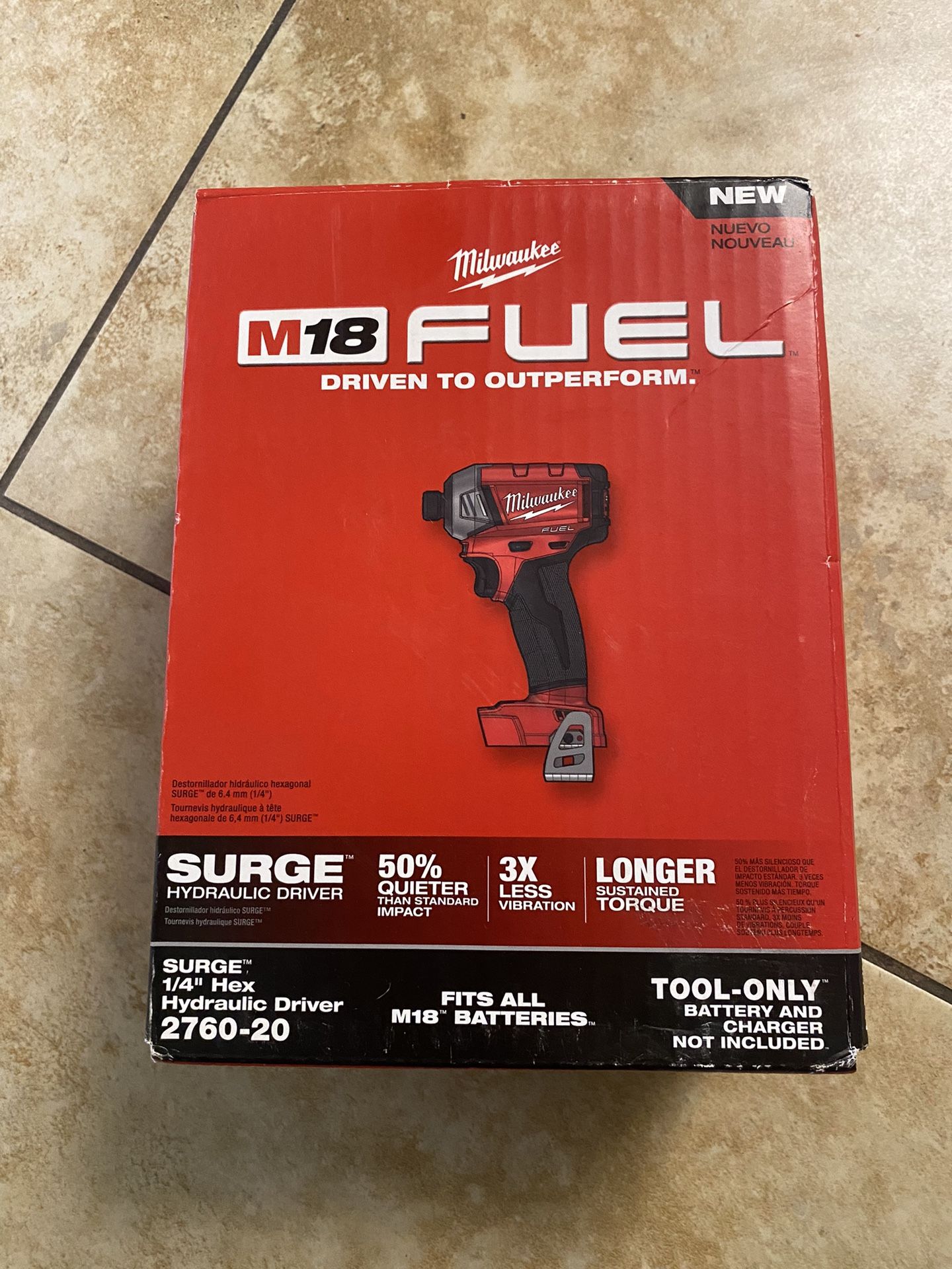 Milwaukee M18 FUEL 2760-20 Surge 1/4" 18V Hex Hydraulic Driver (Tool Only)