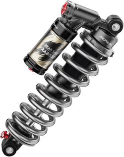 Bike Rear Shock MTB Rear Suspension with 265mm X 550lbs Coil Oil Air Suspension | Ideal for Mountain Bikes, DH Bikes, Electric Bicycle (MAX Version 26