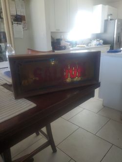 Vintage sign  saloon