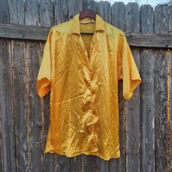 Victoria's Secret Gold Label Satin Peignoir 