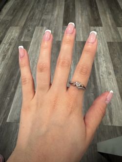 10k gold and silver diamond ring