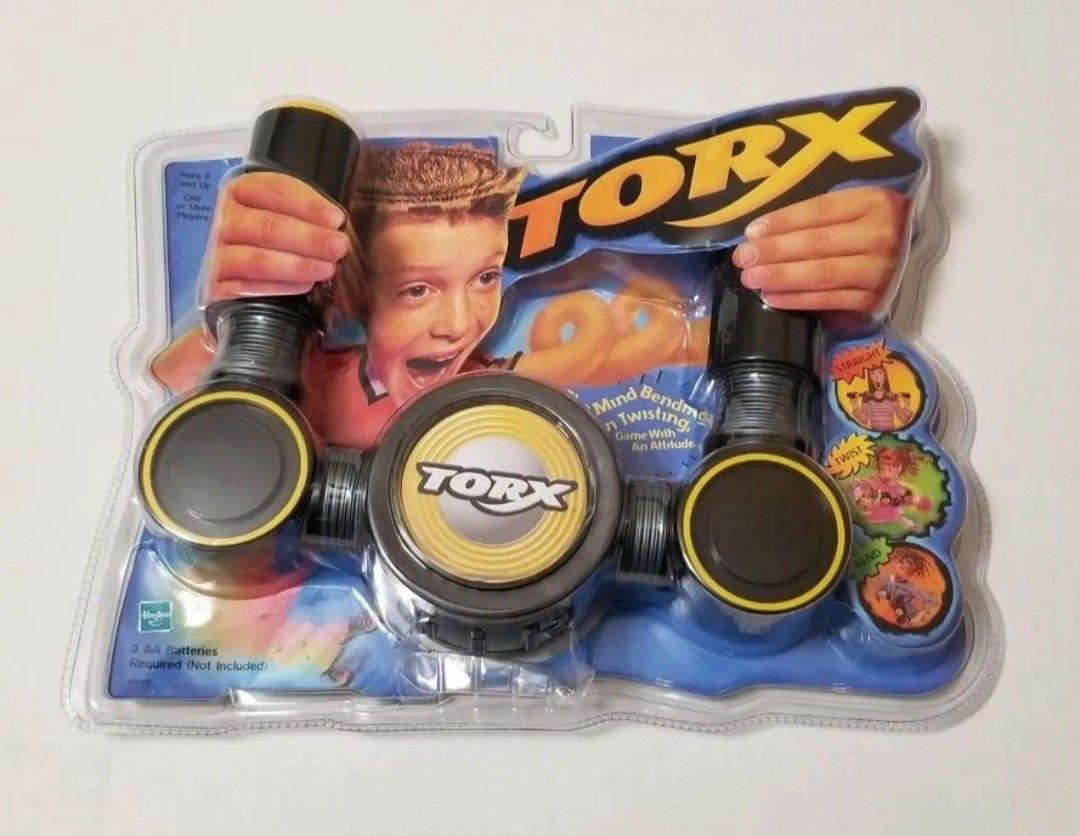 VTG Hasbro Torx Electronic Handheld Kids Toy Game Memory Brand New Sealed