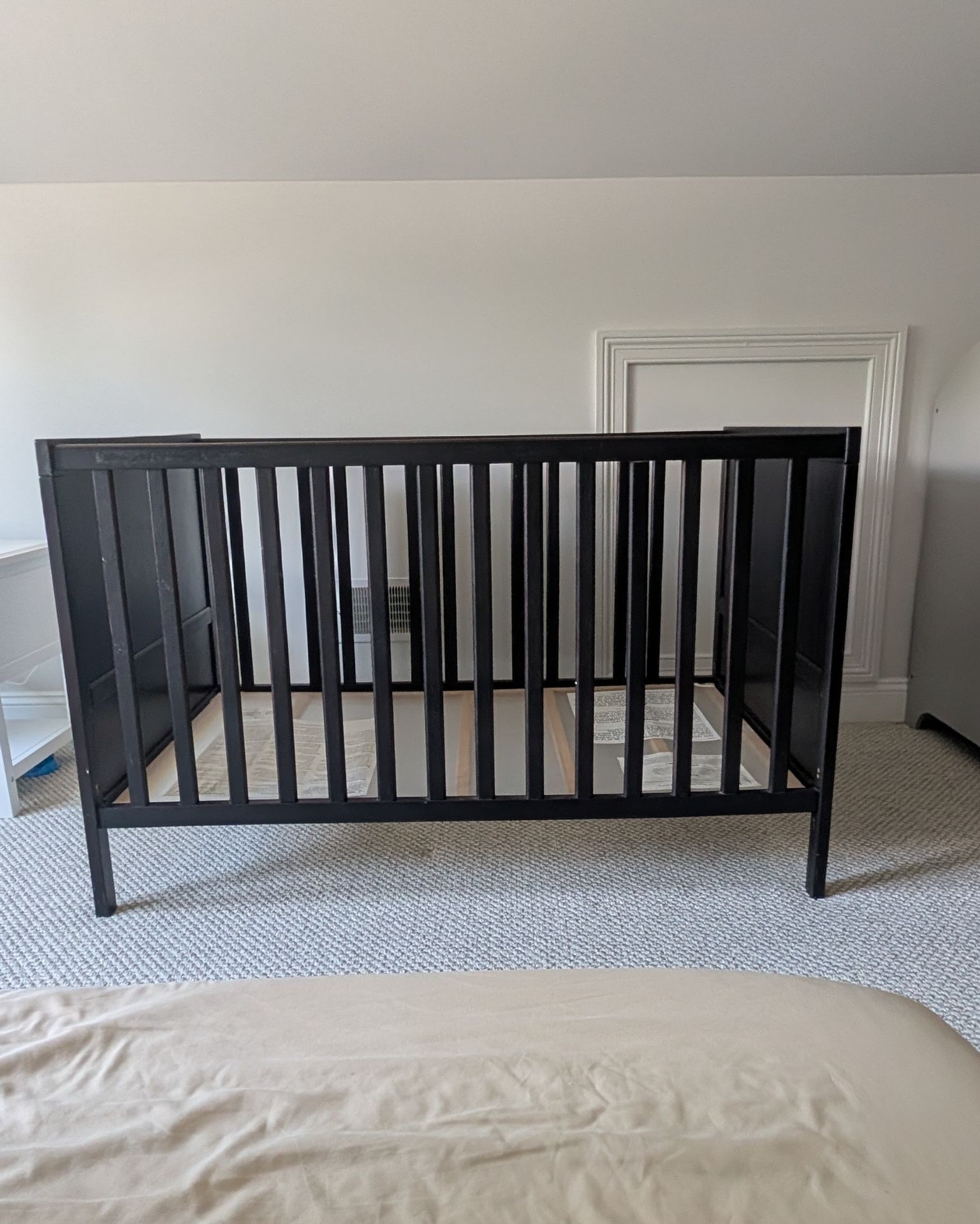 Sundvik Ikea Crib - Black - 3 in 1