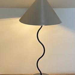 Vintage Postmodern Lamp With Cone Shade