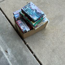 Different Puzzles And Bored Games