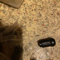 Black 18 Peace lug nut