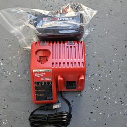 milwaukee xc6.0 battery and charger 