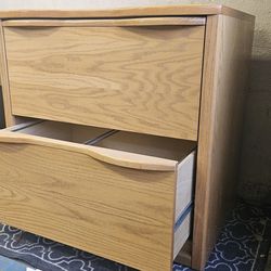 Oak Filing Cabinet