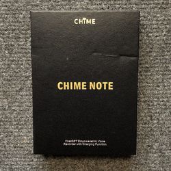 NEW*👉🏻Chime Note Pro AI Digital Voice Recorder Transcriber Meetings Lectures 64GB 107 Languages ChatGPT (Silver Lake)