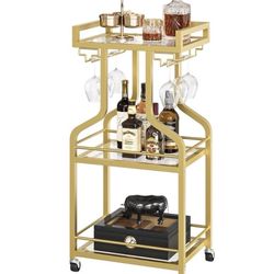 Gold Bar Cart