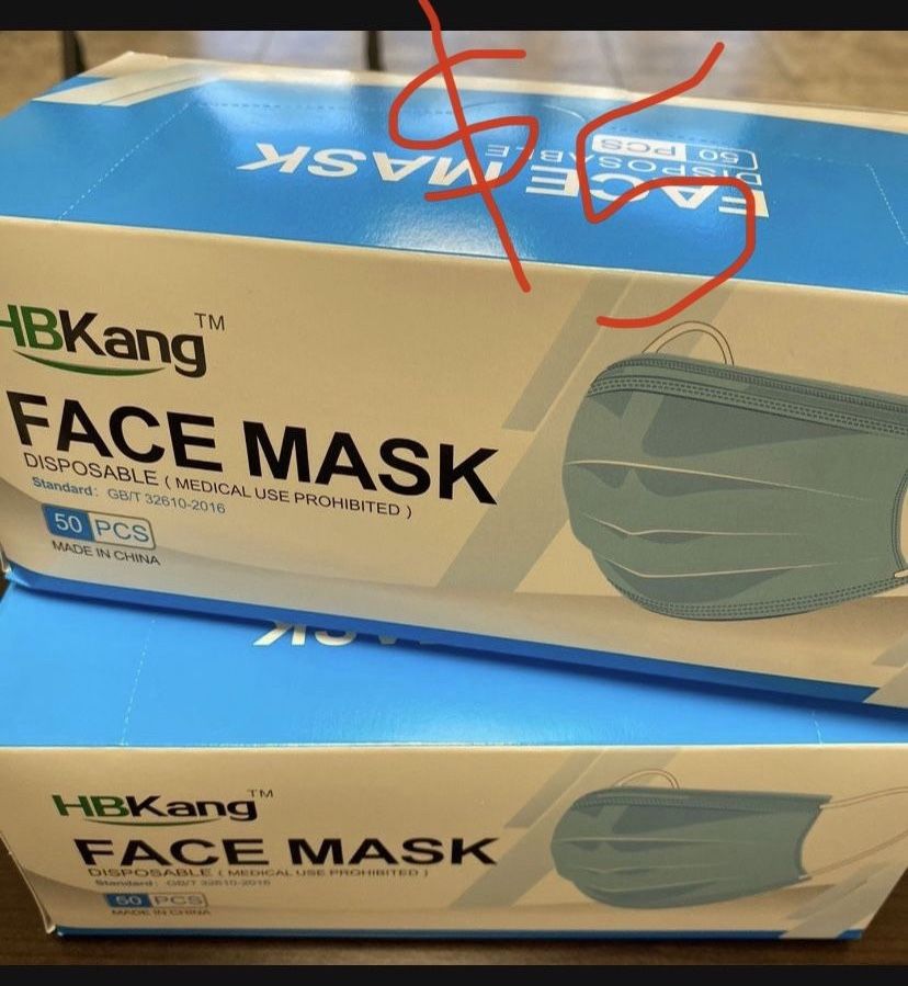 Face Masks $5