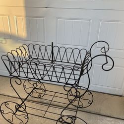 Large Metal Cart